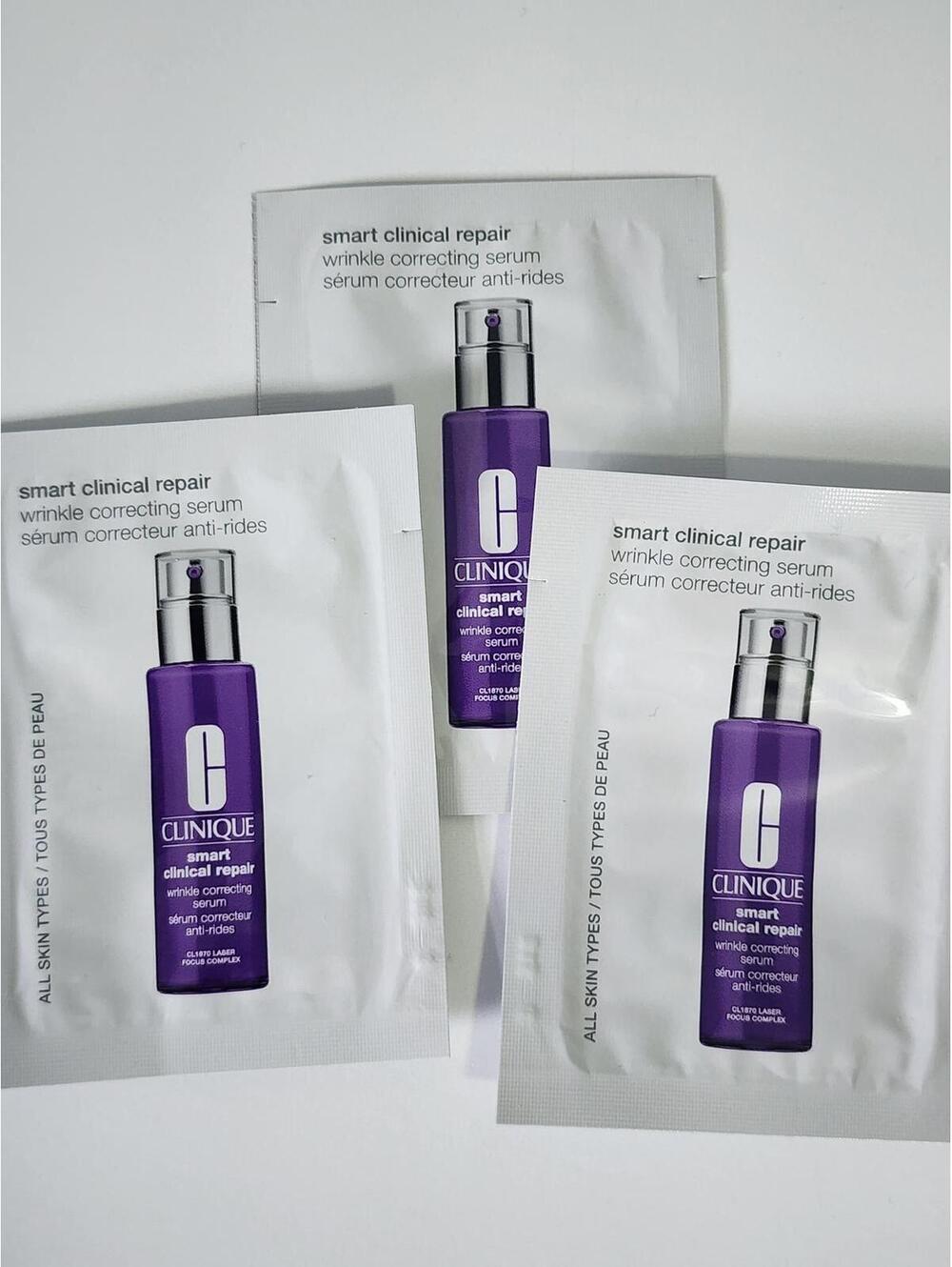 Clinique Smart Clinical Repair Wrinkle Correcting Serum Sample Sachets - 3 Pack